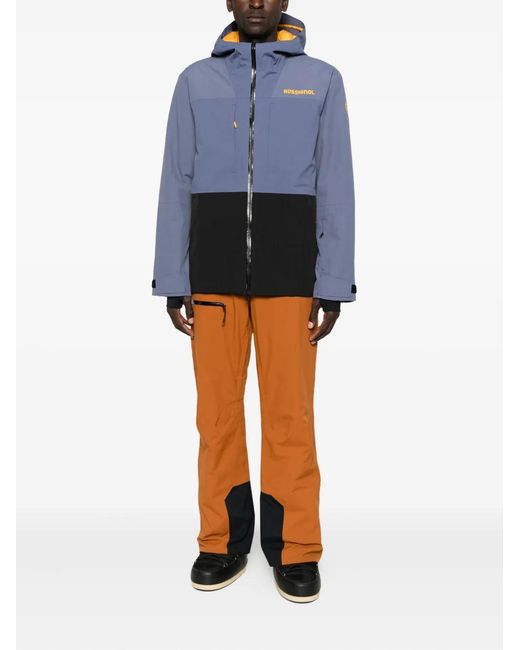 Rossignol Blue Colour-Block Jacket for men