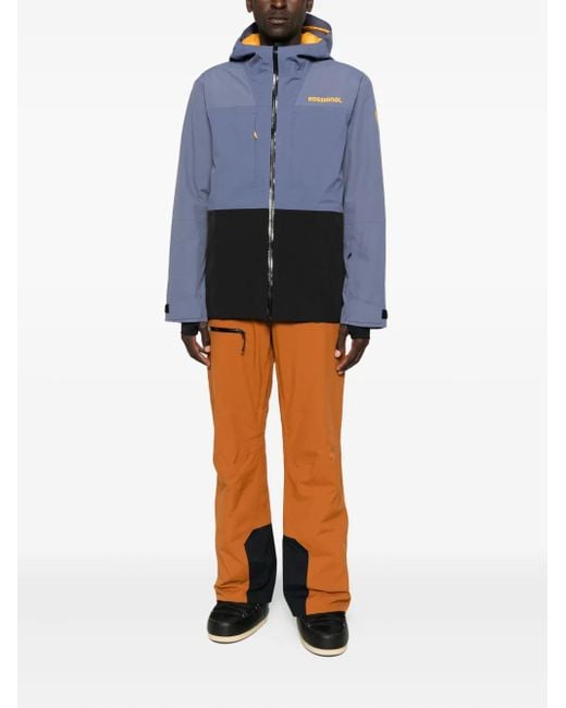 Rossignol Blue Colour-Block Jacket for men