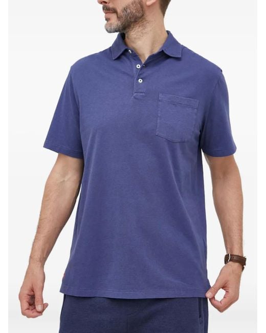 Polo Ralph Lauren Poloshirt Met Borstzak in het Blue voor heren
