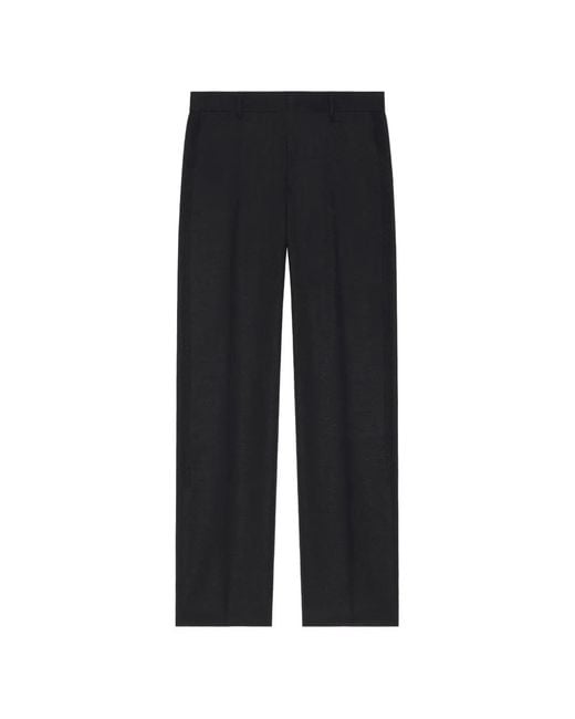 Givenchy Black Crystal-Embellished Trousers for men