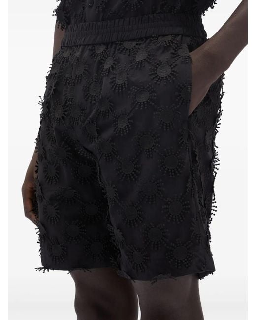Short À Détails De Perles MSGM pour homme en coloris Black