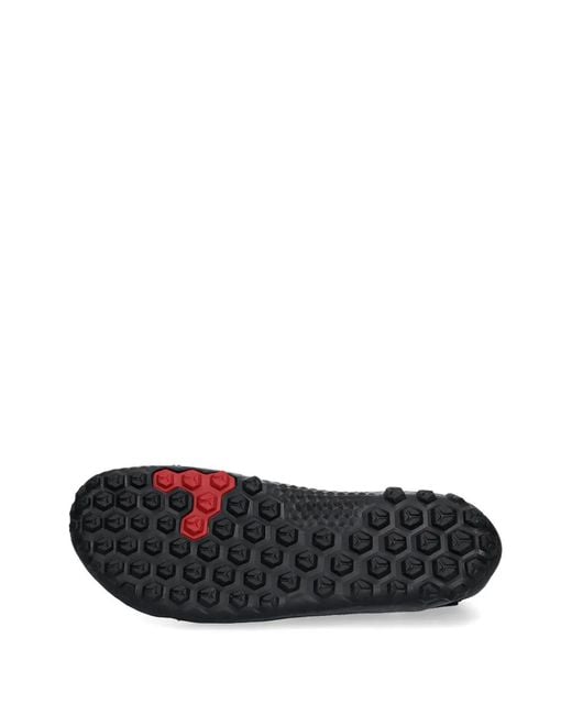 Vivobarefoot Black Touch-Strap Mesh Sandals for men