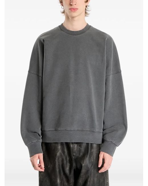 Carhartt Gray Logo-Embroidered Sweatshirt