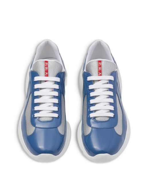 Zapatillas de running America's Cup con panel de malla Prada de hombre de color Blue