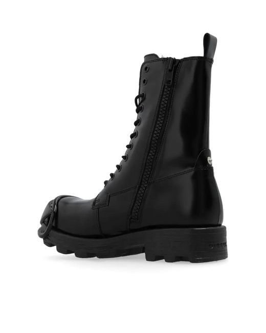 DIESEL Black Ankle Boots
