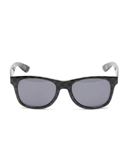 Vans Gray Spicoli 4 Checkerboard Square-Frame Sunglasses