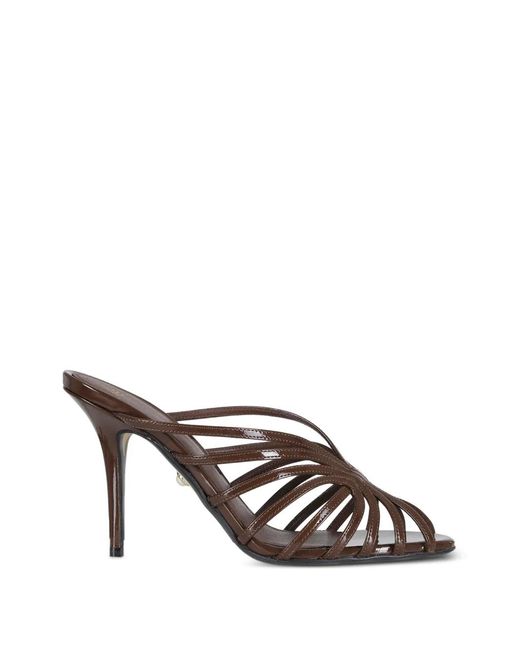 ALEVI White Strappy Pearl Pumps