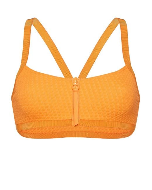 Eres Orange Fame Bikini Top