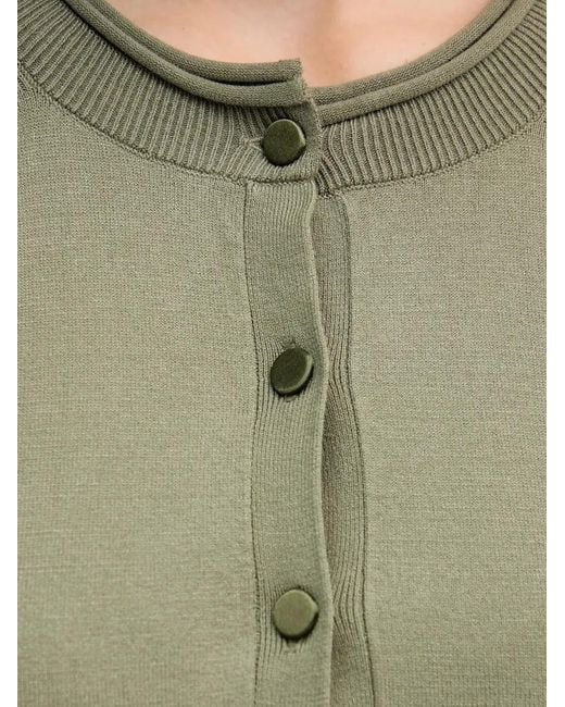 Sisley Green Long-Sleeves Cardigan