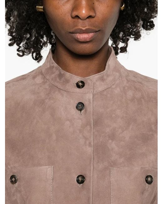 Max Mara ボタンポケット ジャケット Brown