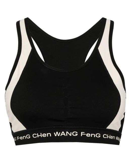 Feng Chen Wang Black Yoga Sports Bra
