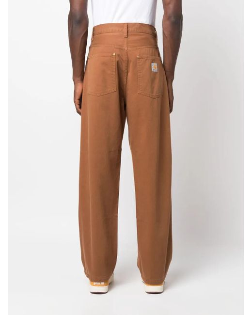 Jean Ample À Patch Logo Carhartt pour homme en coloris Brown