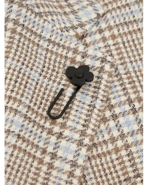 Lardini White Checked-Pattern Blazer for men