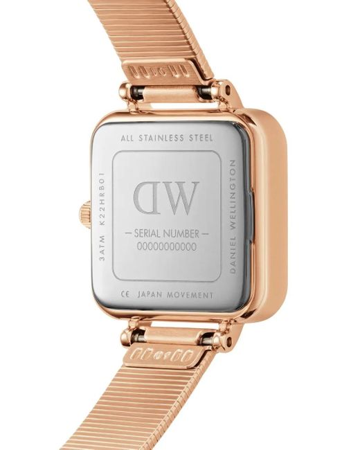 Daniel Wellington White Quadro Studio 22Mm