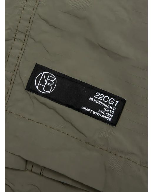 Neighborhood Green Cargo Pocket Shorts for men