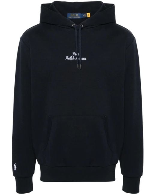 メンズ Polo Ralph Lauren ロゴ パーカー Blue