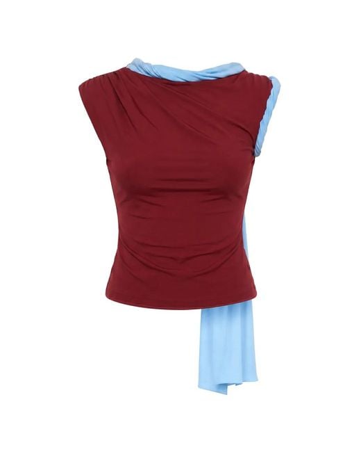 Axel 113 Red Nari Twisted Top