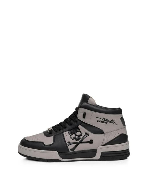 Philipp Plein Black Notorius High-Top Sneakers