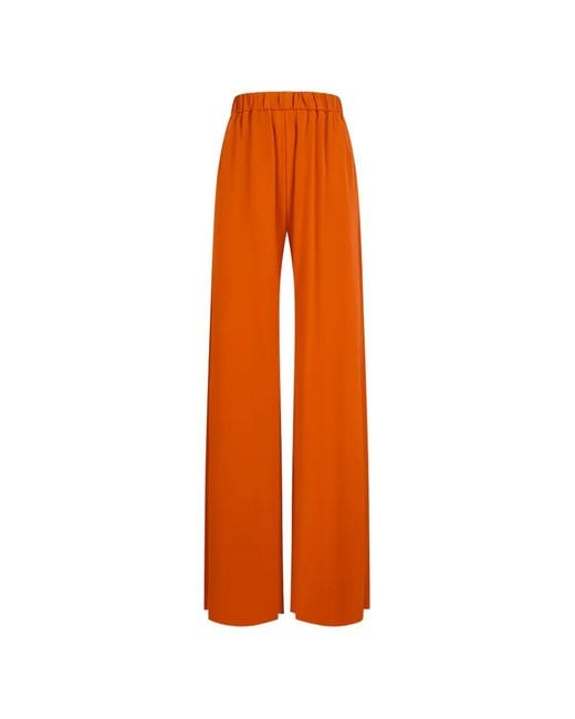 ANDAMANE Orange Lena Wide-Leg Trousers