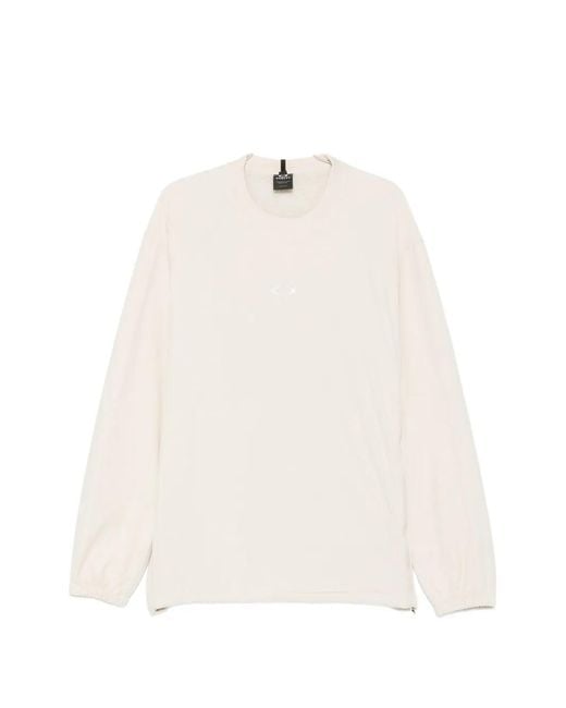 Oakley White Logo-Embroidered Sweatshirt for men