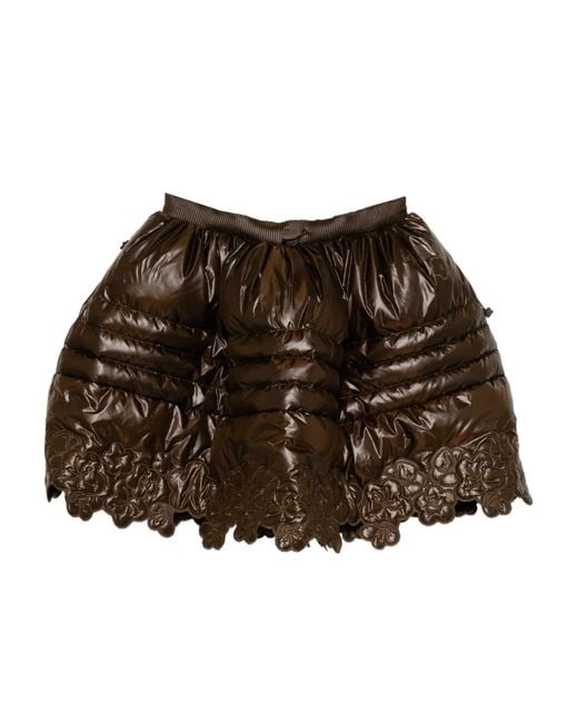 CECILIE BAHNSEN Brown X The North Face Elena Down Skirt Skirt