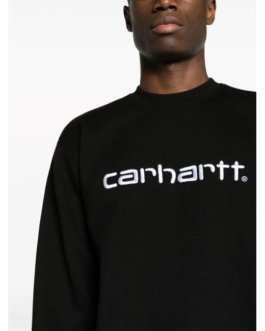 Carhartt Sweatshirt Mit Logo-Stickerei in Black für Herren