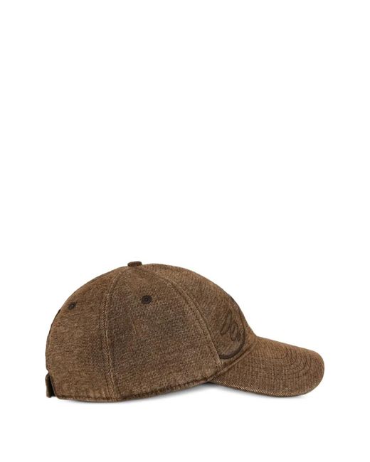 Aape By A Bathing Ape Brown Embroidered Logo-Patch Cap for men