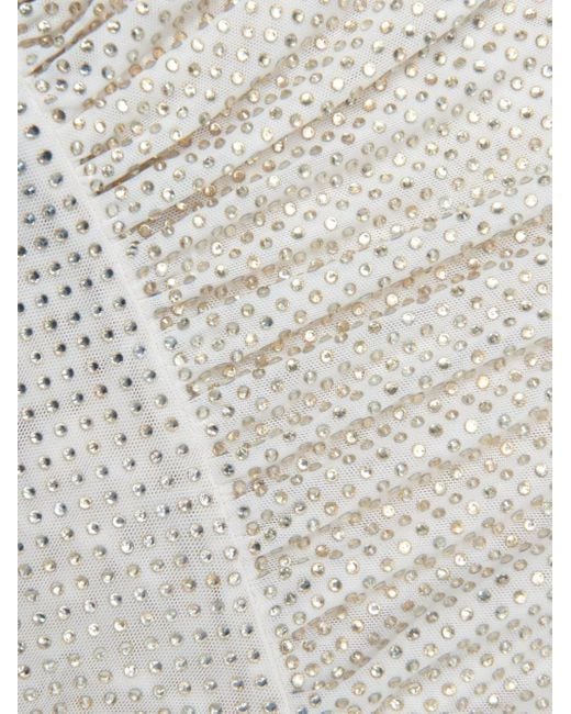Self-Portrait White Cut-Out Midi Dress