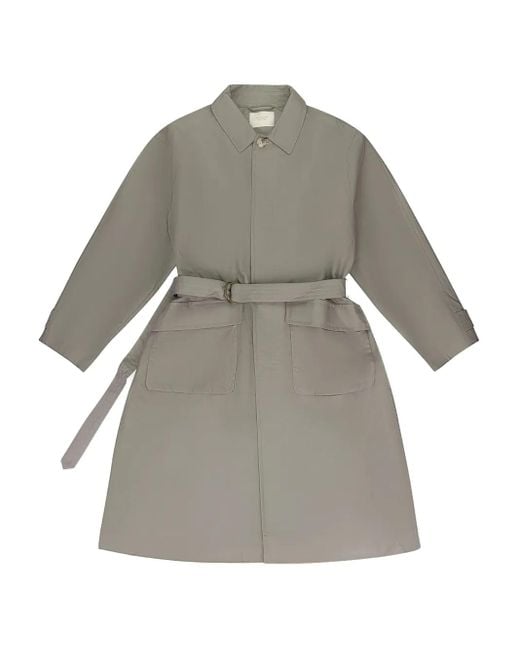 Aimé Leon Dore Gray Belted Coat for men