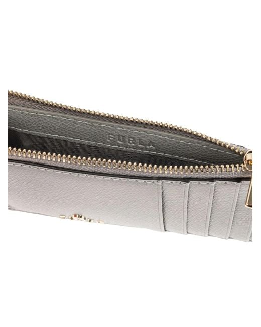 Furla カードケース Gray