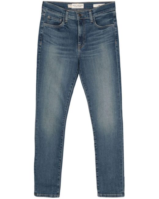 Nili Lotan Blue Joanas Mid-rise Skinny Jeans