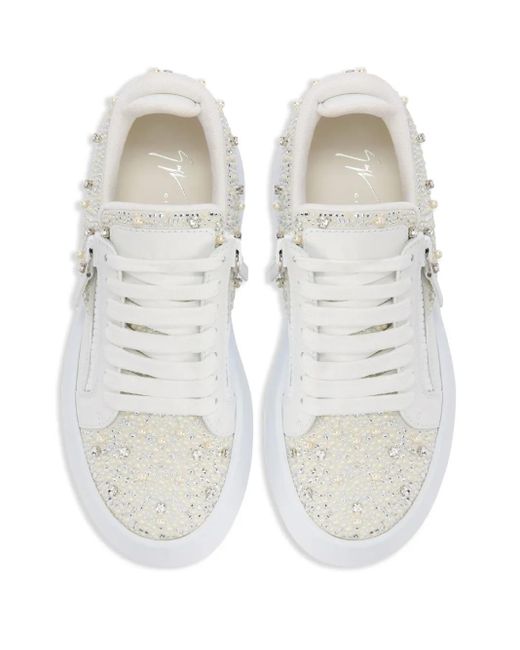 Giuseppe Zanotti White Gz94 Maxi Trainers
