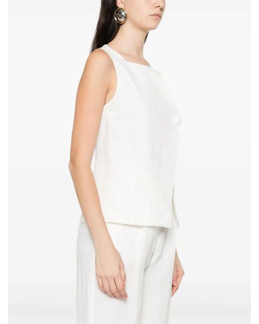 Occleus White August Vest