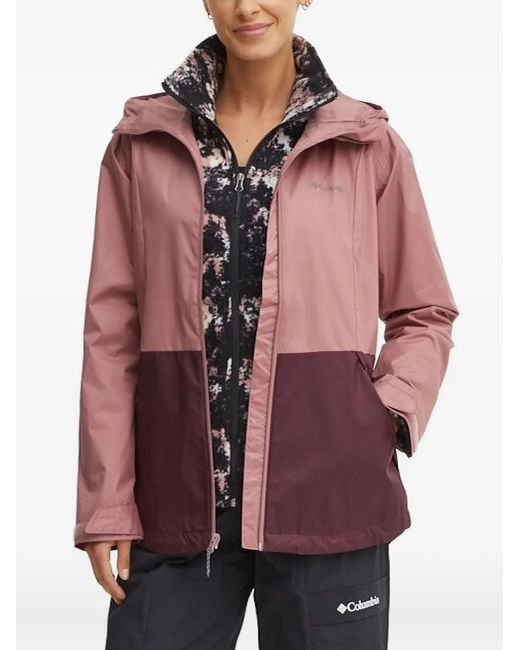 Columbia Red Inner Limits Iii Hooded Jacket
