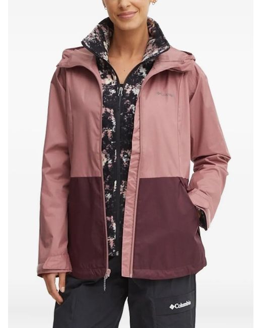 Columbia Red Inner Limits Iii Hooded Jacket