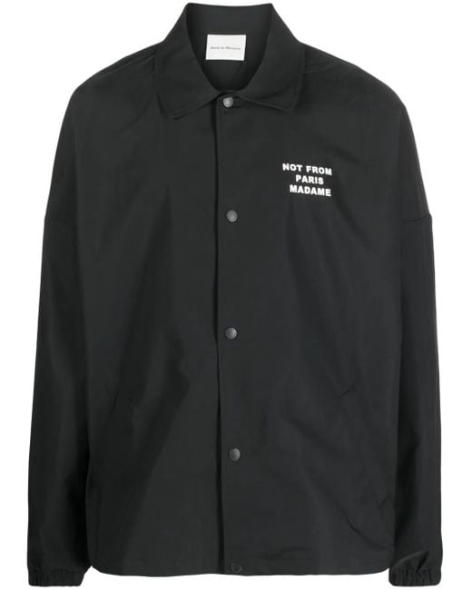 Drole de Monsieur Black Not From Paris Lightweight Jacket for men