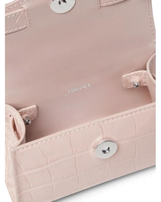 Versace メドゥーサ '95 レザーミニバッグ Pink