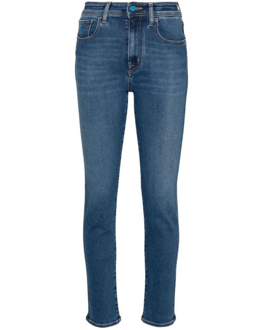Olivia high-waisted jeans di Jacob Cohen in Blue