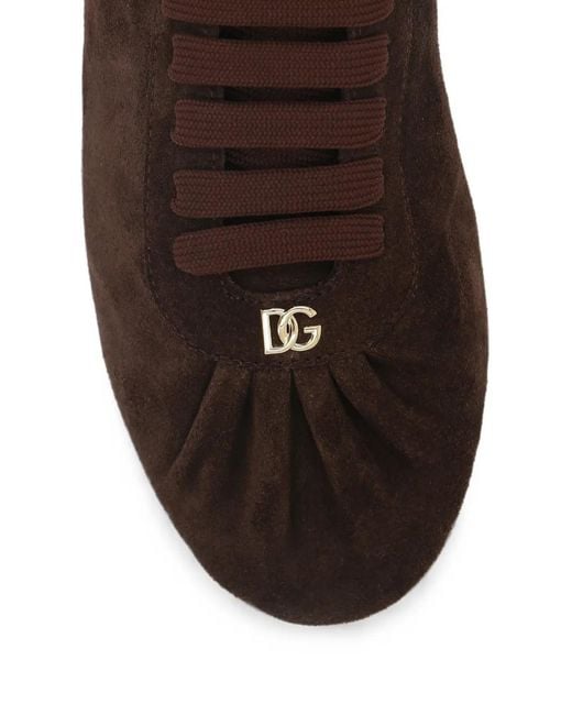 Dolce & Gabbana Black Soft Ballet Sneakers