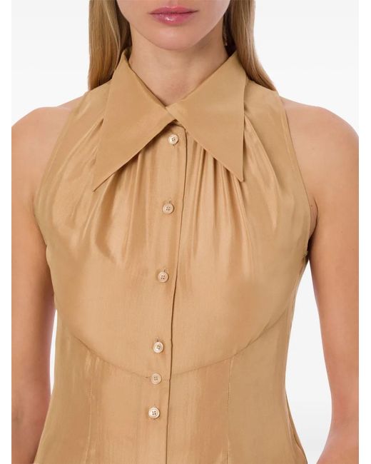 Alberta Ferretti Natural Shirts