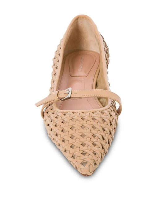 Ballerines À Design Tressé Alberta Ferretti en coloris Brown