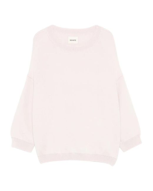 Khaite Pink Sabina Sweater