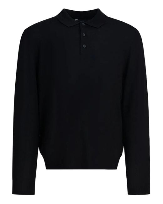 Vince Blue Buttoned Polo Shirt for men