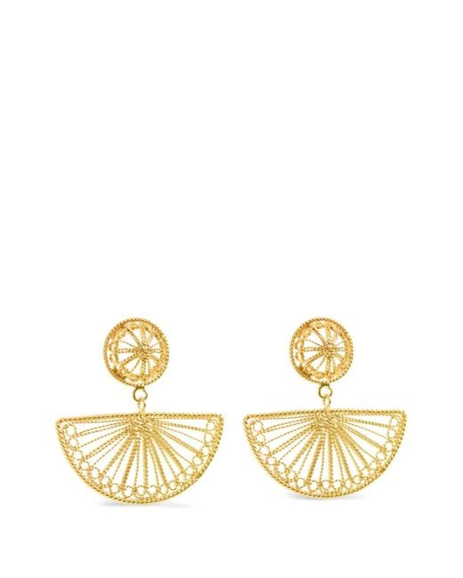 freya rose Metallic X Mountain Anahita Earrings