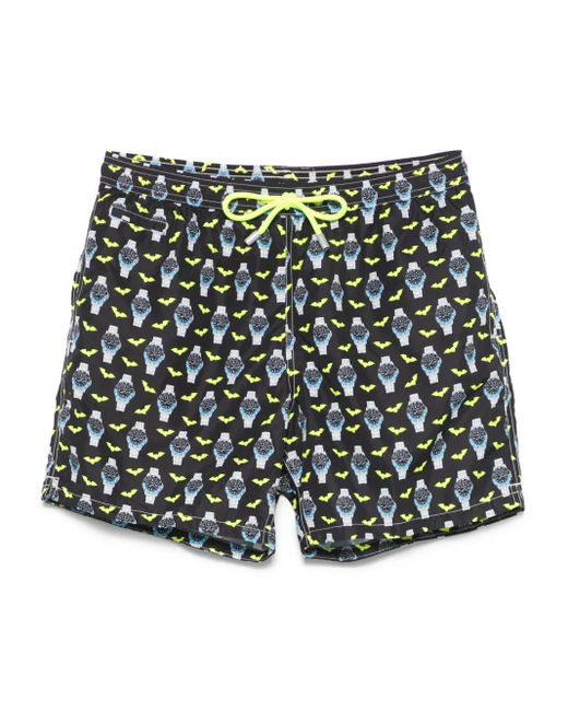 Mc2 Saint Barth Lightning Micro Fantasy Badeshorts in Black für Herren