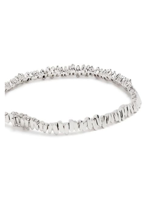 Suzanne Kalan White 18Kt Diamond Bracelet for men