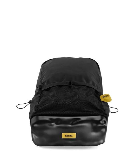 Sac À Dos À Poche En Filet Crash Baggage en coloris Black