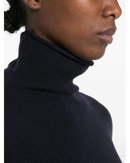 Be You Black Roll-Neck Wool Sweater