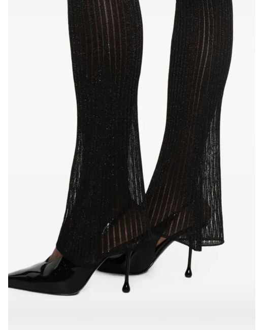 Dondup Gray Ribbed-Knit Open-Back Jumpsuit