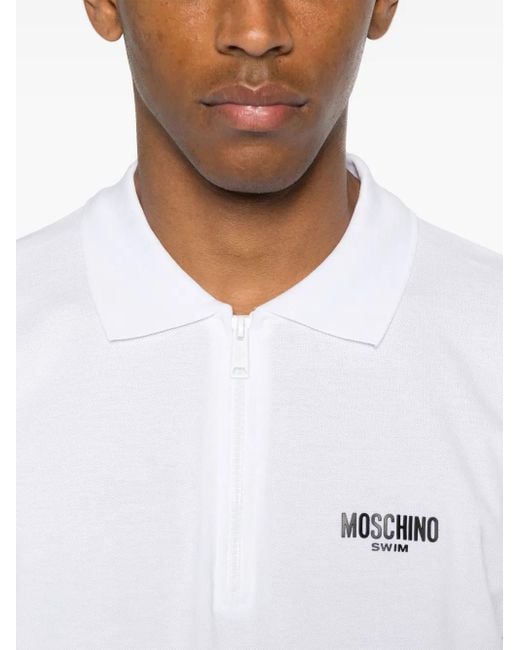メンズ Moschino ポロシャツ White